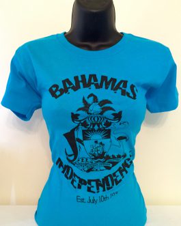 Bahamas Independence Turquoise & Black Tees
