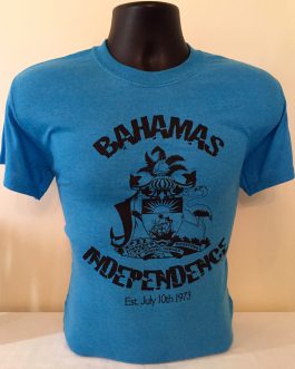 Bahamas Independence Turquoise & Black Tees