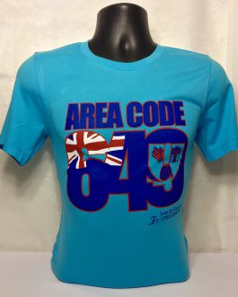AREA CODE 649 MENS FITTED TEE