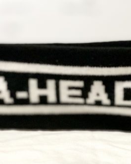 Soca Head sweatband  black & white