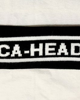 Soca Head sweatband  black & white